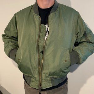 Vintage Bomber Style Jacket